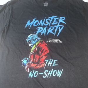 Halloween Horror Nights Horror Ink 2020 Monster Party The No Show t-shirt M MEd